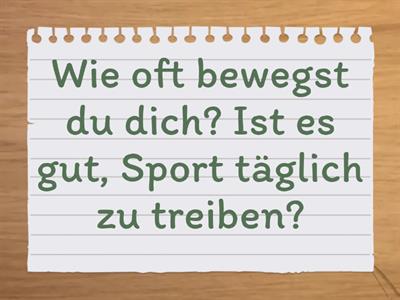 Anti-Stress Fragen