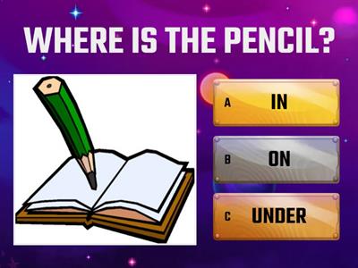 IN, ON, oppure UNDER?