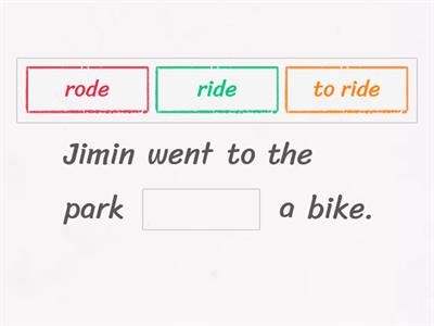 중학교 1학년 to부정사 부사적 용법