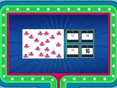  JUEGO "CUENTA Y MARCA" (NIVEL 5 AÑOS)