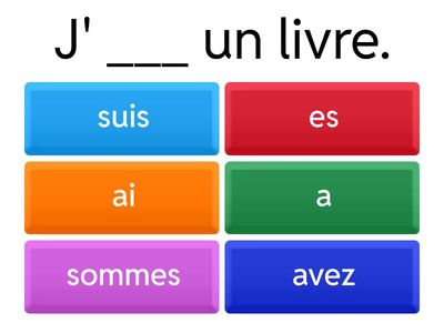 'être' ve 'avoir' Fiil Çekimleri