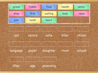 Compound nouns Units 1-4