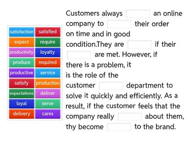 Business Result Int. Customers