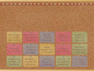 Food partitives/containers