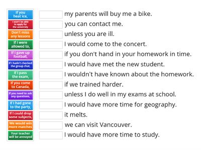 Conditionals 0123