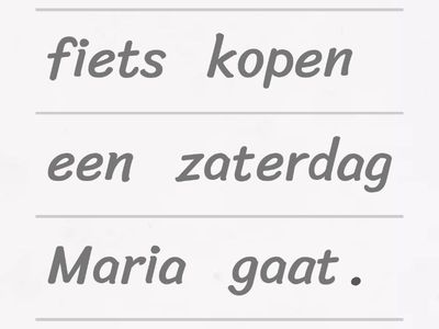 Zinnen met twee werkwoorden