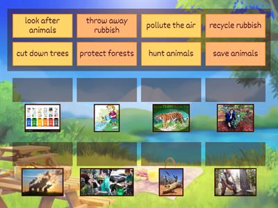 Go Getter 4 Unit 6.1 Environment verbs
