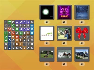 Ow Long O Words Word Search