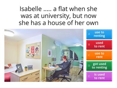 Used to, be used to, get used to - 