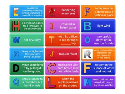 Pioneer B1 Module 2 vocabulary review B