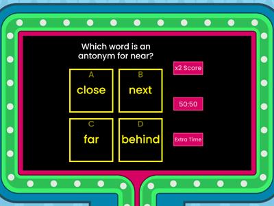 Synonyms and Antonyms B52