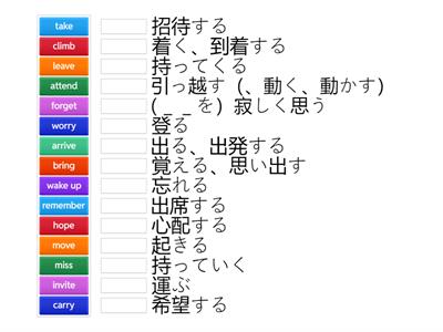 英検３級動詞３