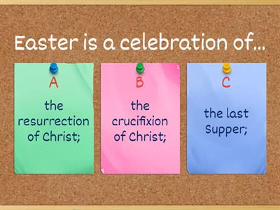 Easter quiz