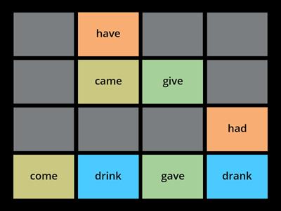 L2 Wk 7 Irregular past simple revision