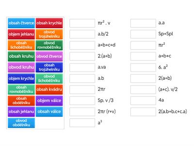 vzorečky matematika