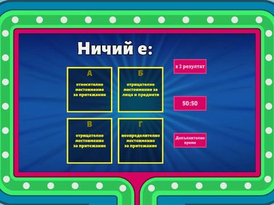 Местоимения