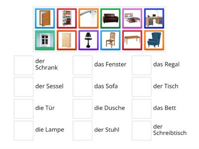 Wortschatz Möbel