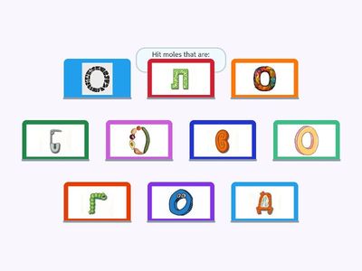 Паймай літару «О» _