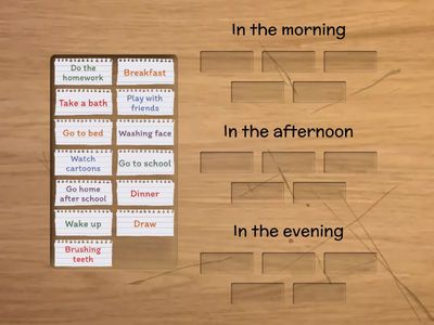Group the vocabulary based on Preposition of Time of the previous video!