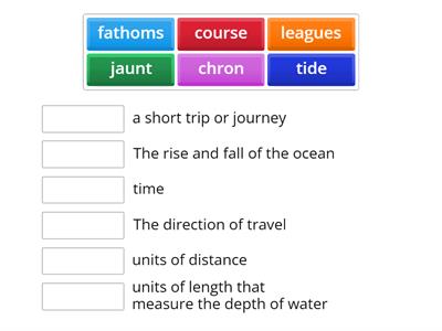 Unit 1 week 3 vocabulary review