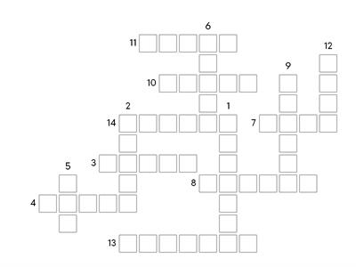 ESL L1 / A1 : Clothes / Clothing Vocabulary Crossword