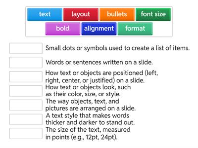 2 - Microsoft PowerPoint/Google Slides - Formatting Text