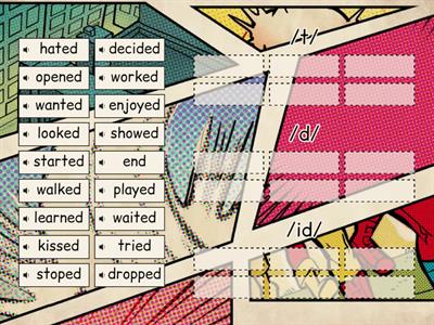 REGULAR verbs- PRONUNCIATION WITH AUDIO