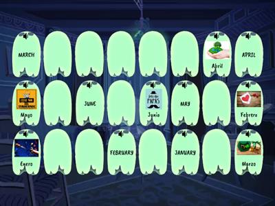  MEMORY MONTH OF THE YEAR- English Spanish