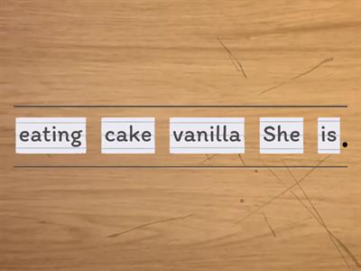 Present continuous - Affirmative