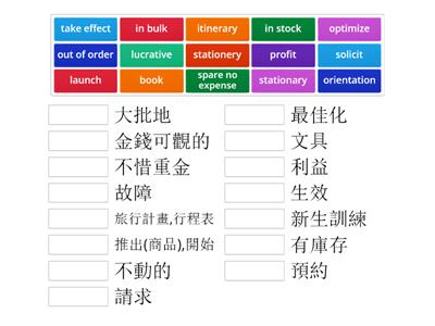 high intermediate vocabulary workforce