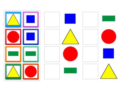 Combinar as figuras geométricas
