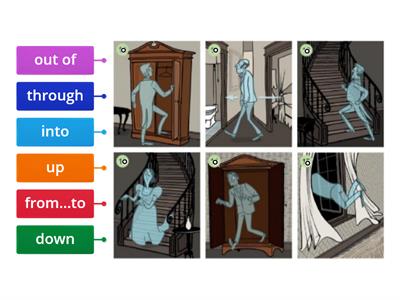 NEF 4th edition Elementary 8C VOCABULARY prepositions: movement