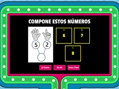 Componer y descomponer números hasta 10