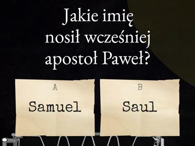 Apostoł Paweł - test