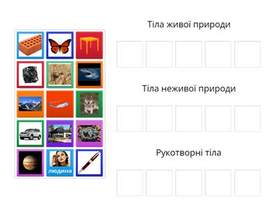 Пізнаємо природу. Тіла. 5 клас