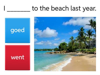 Simple past - regular and irregular verbs