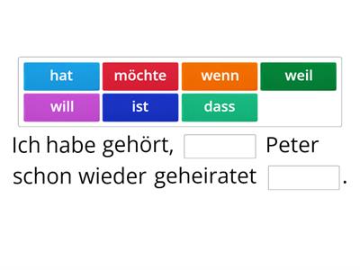 BP2, L.16: Grammatik (Nebensätze mit "weil", "wenn" und "dass")