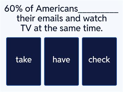 Vocabulary: Progress check unit 4 (Elementary level)