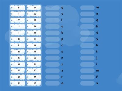 Matching BIG and SMALL letters