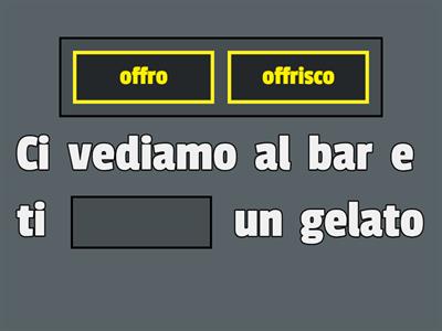 Verbi in -IRE: con ISC o senza ISC?