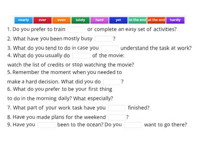 English File. Upper-intermediate. Adverbs speaking. 