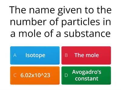 Quantitative Chemistry and Moles