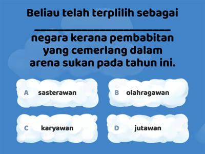 Bahasa Melayu Tahun 6 : Latihan Tatabahasa 