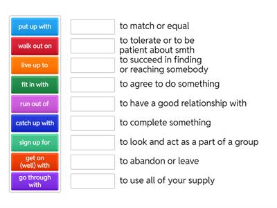 Solutions Interm 1E Phrasal verbs