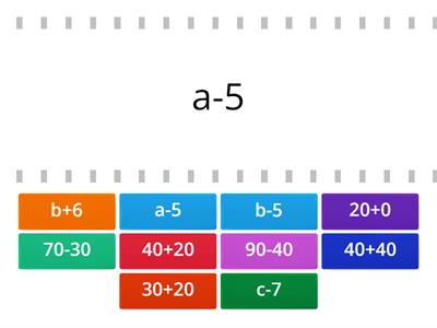 санды және әріпті өрнектер