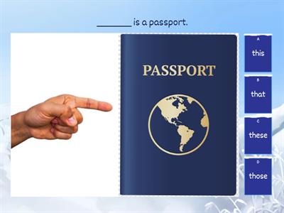 This/that/those/these