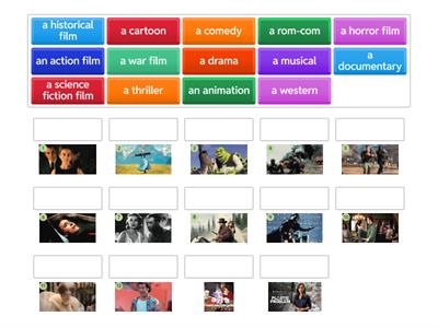 Cinema part 3 - film genres quiz
