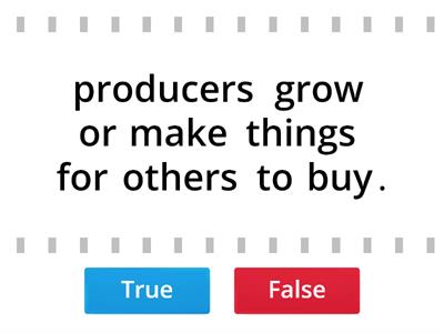 #1 Producers and Consumers