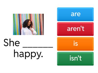 Be - affirmative and negative