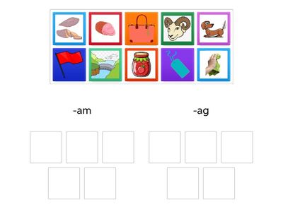P2 Phonics: -am, -ag